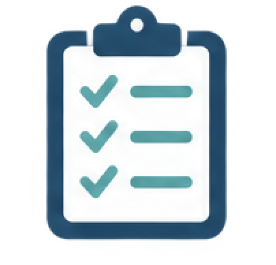 Four-part framework icon